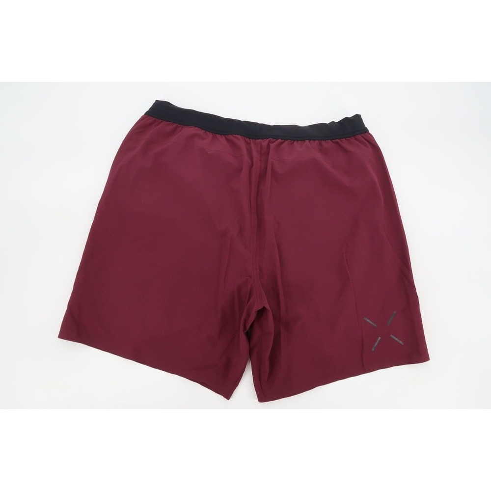 Ten Thousand Interval Shorts Mens Large Burgundy Lined 7" Inseam Training - Picture 4 of 9